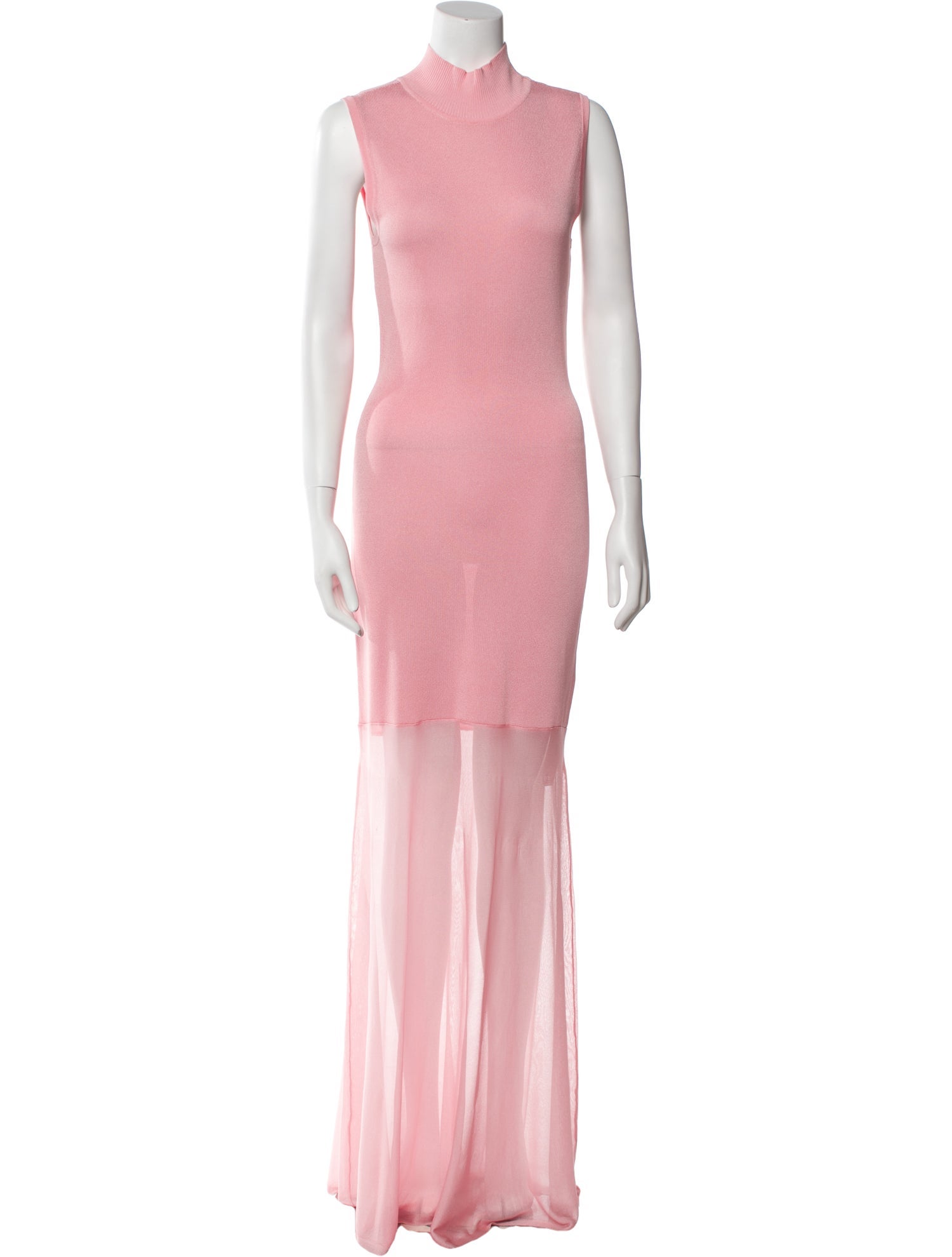 SER.O.YA Mock Neck Long Dress