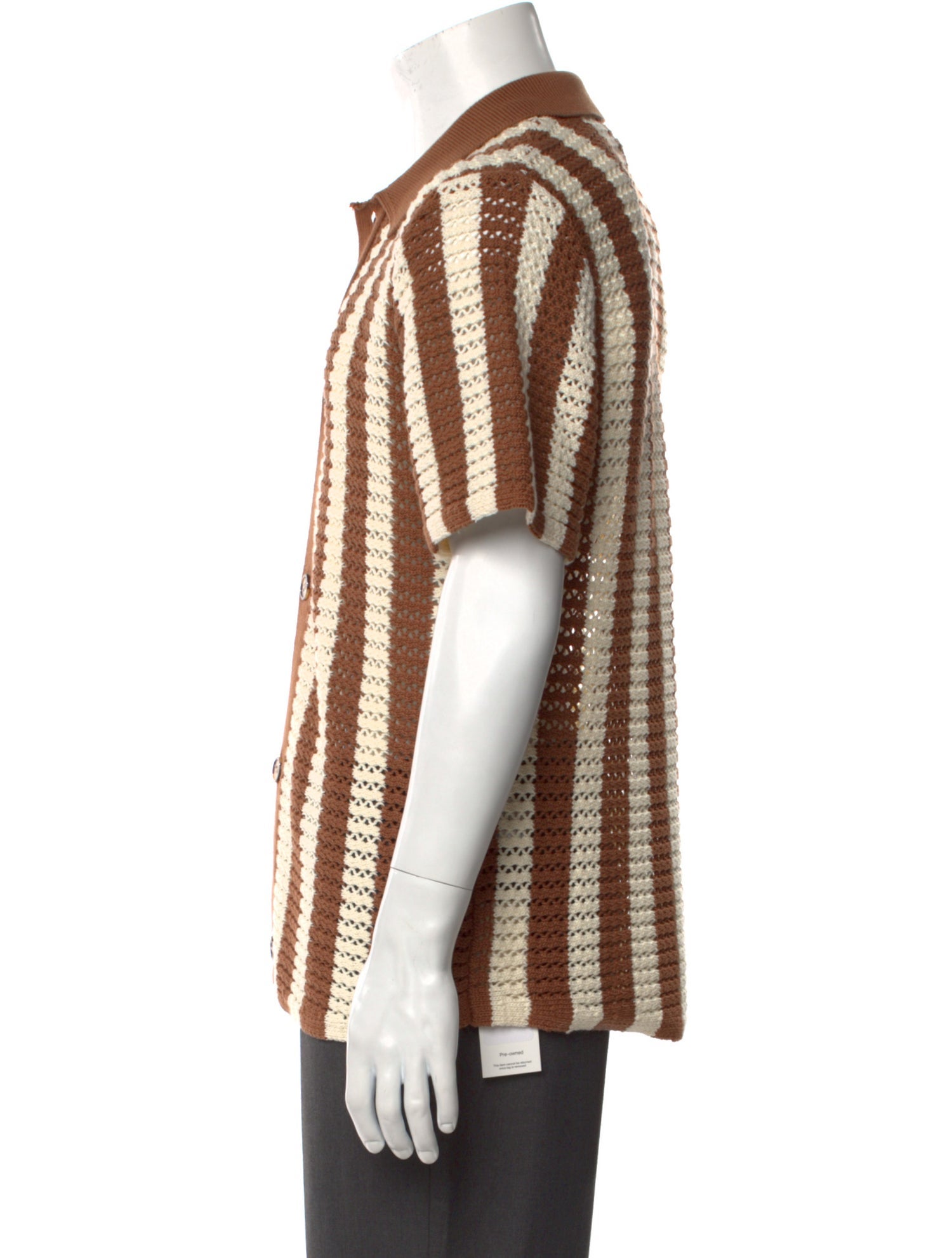 SER.O.YA Striped Short Sleeve Shirt w/ Tags