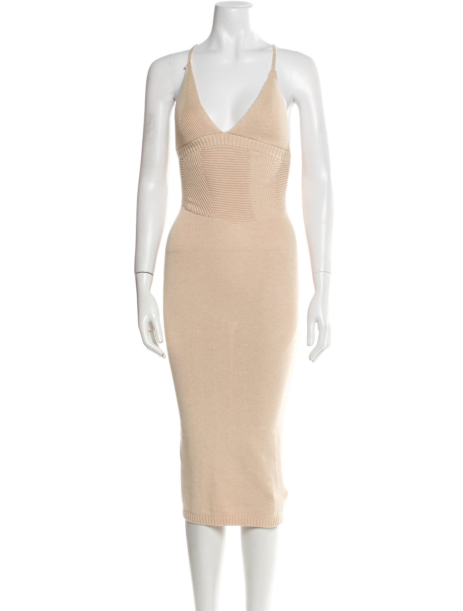 SER.O.YA V-Neck Midi Length Dress