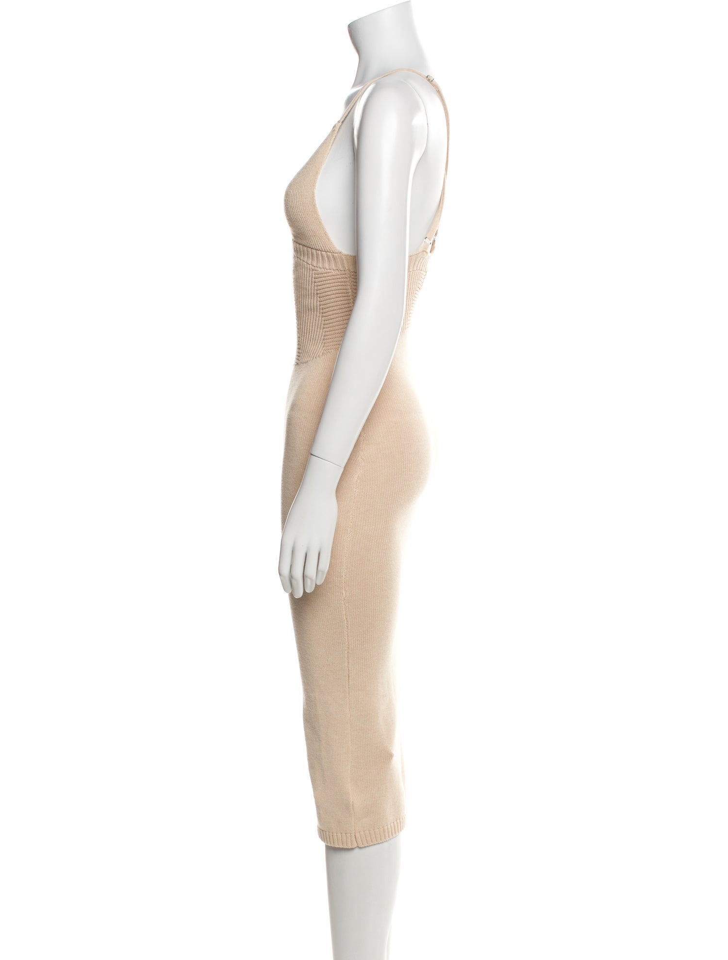 SER.O.YA V-Neck Midi Length Dress