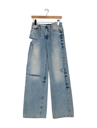 SER.O.YA Mid-Rise Wide Leg Jeans