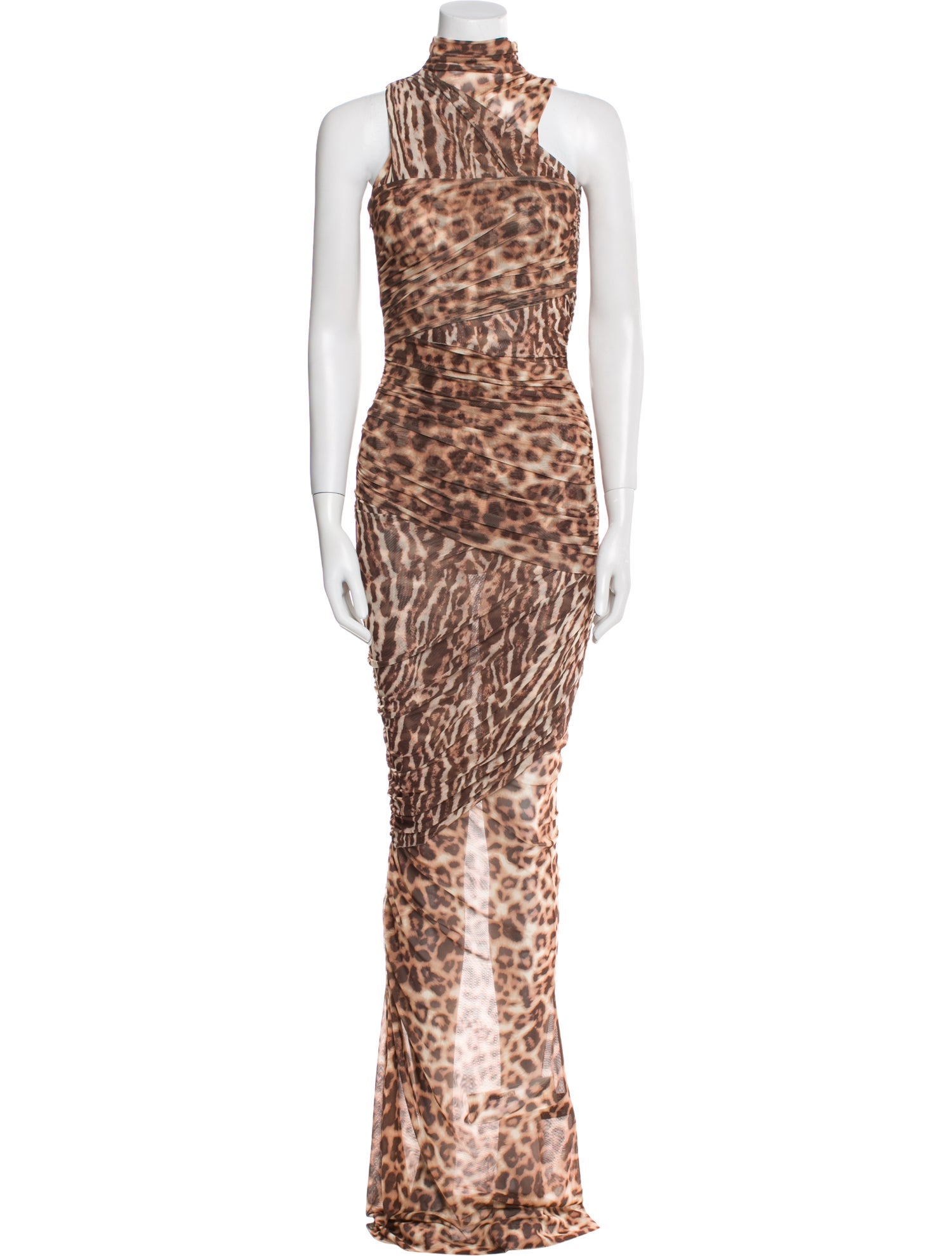 SER.O.YA Animal Print Long Dress