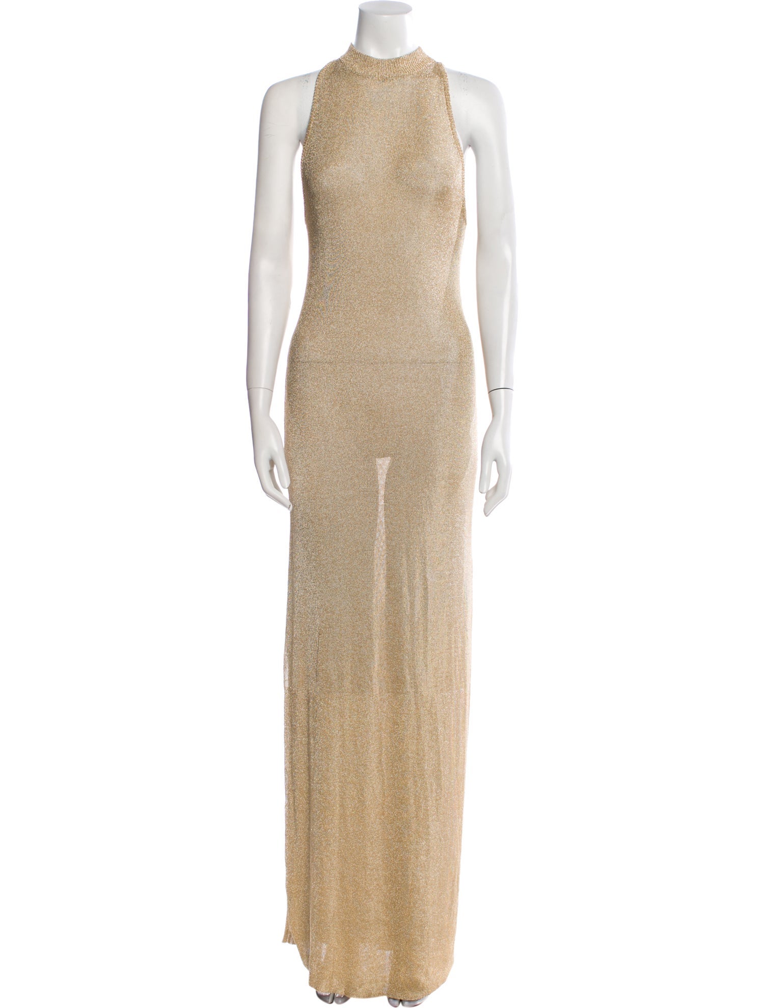 SER.O.YA Mock Neck Long Dress