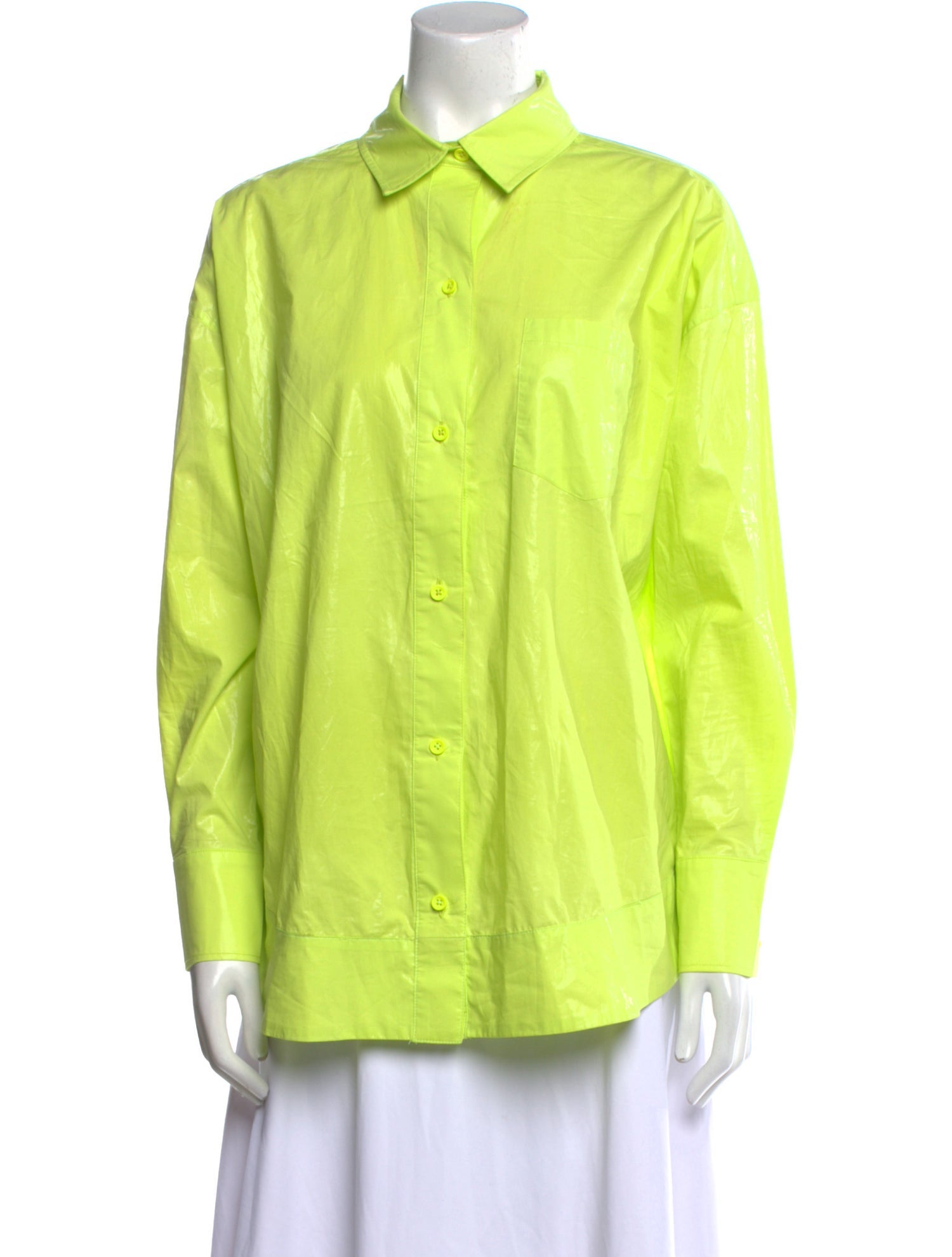 SER.O.YA Long Sleeve Button-Up Top