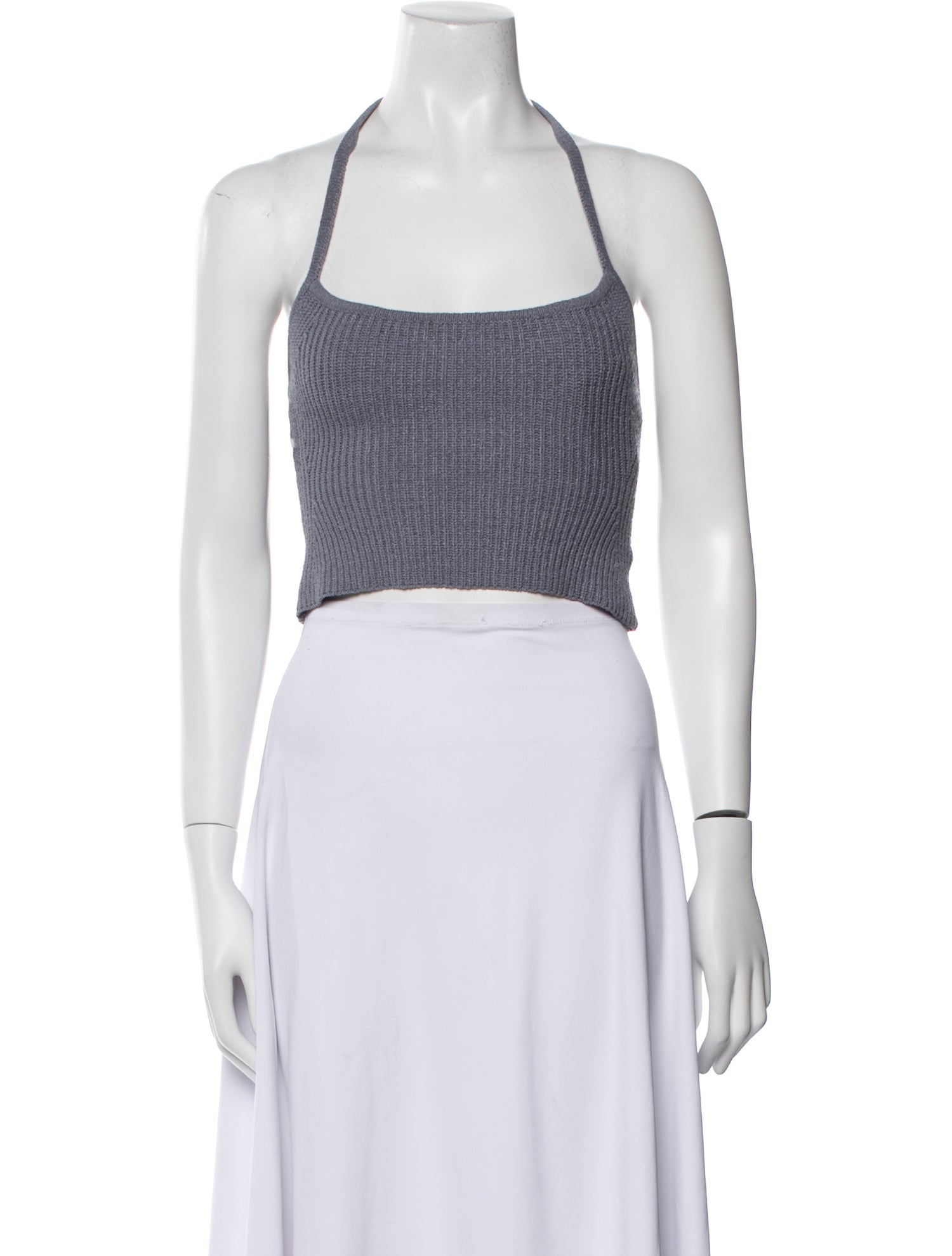 SER.O.YA Nylon Square Neckline Crop Top