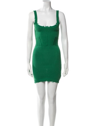 SER.O.YA Square Neckline Mini Dress