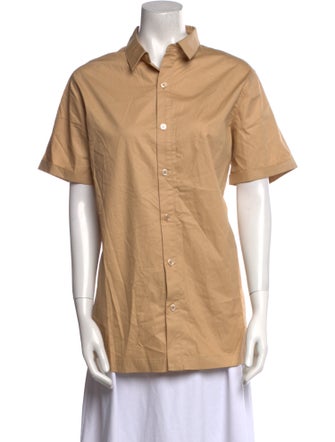 SER.O.YA Short Sleeve Button-Up Top