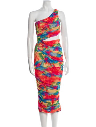 SER.O.YA Printed Long Dress