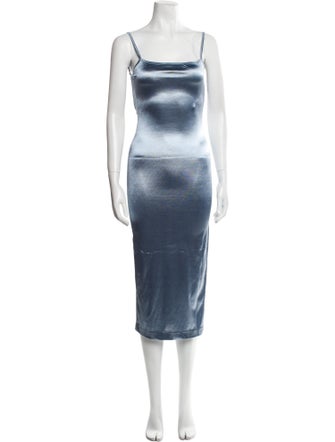 SER.O.YA Square Neckline Midi Length Dress