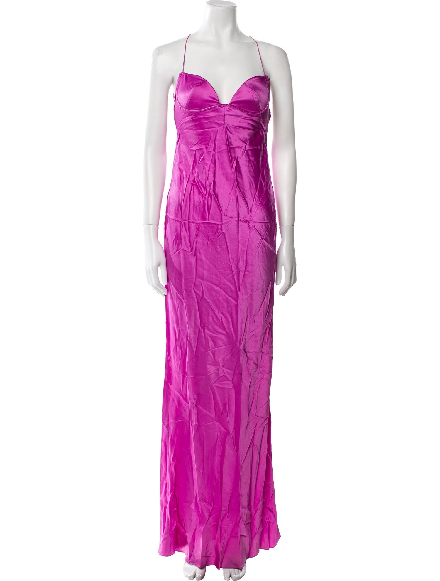 SER.O.YA Silk Long Dress