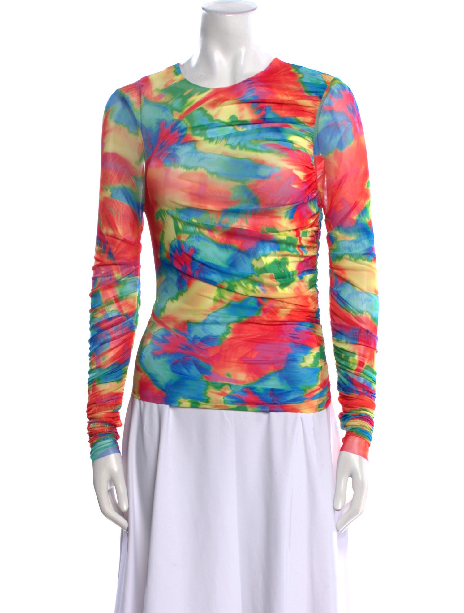 SER.O.YA Printed Crew Neck Top