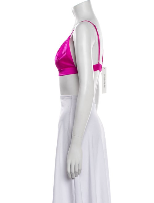 SER.O.YA Silk Sleeveless Crop Top