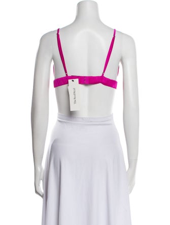 SER.O.YA Silk Sleeveless Crop Top