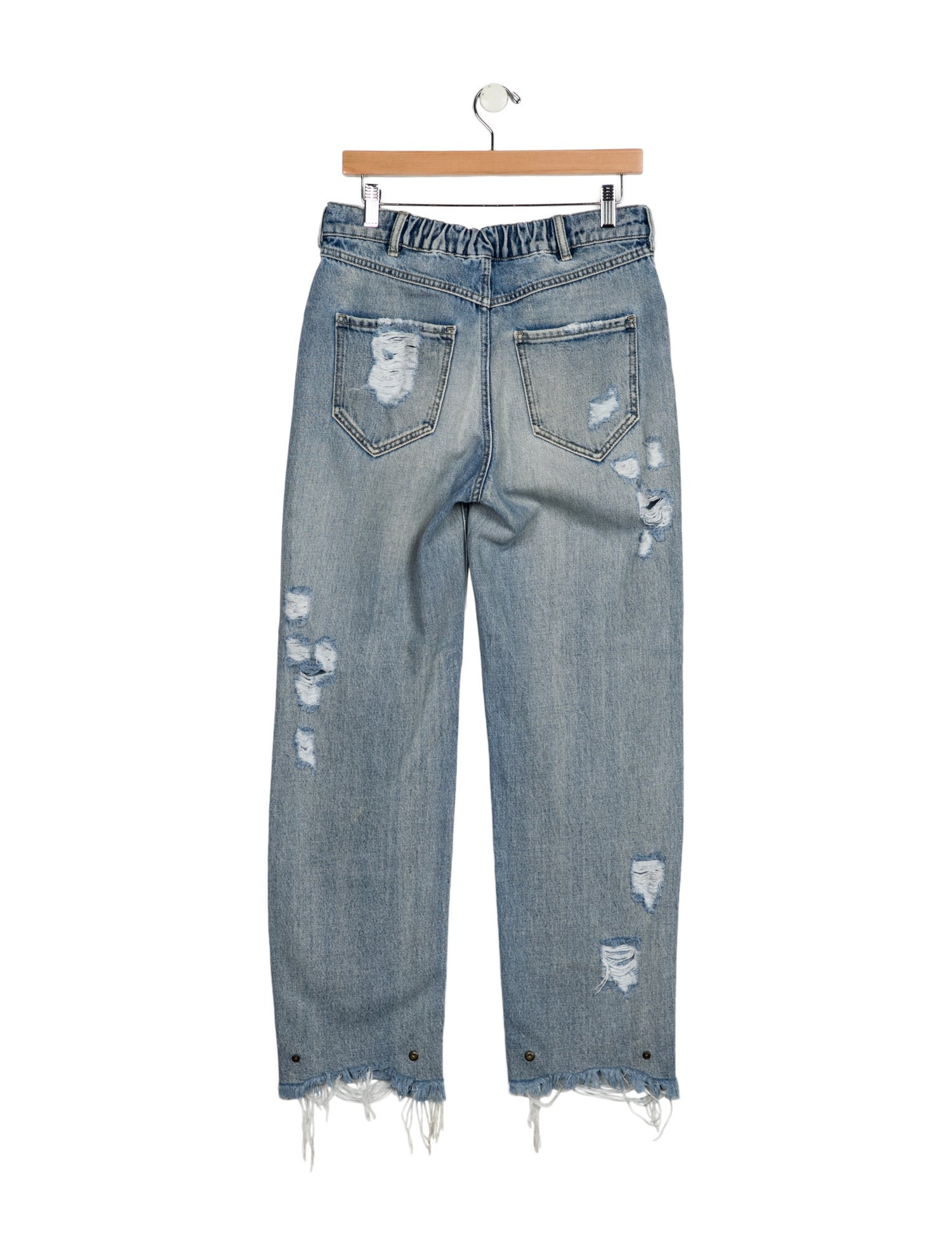 SER.O.YA High-Rise Straight Leg Jeans