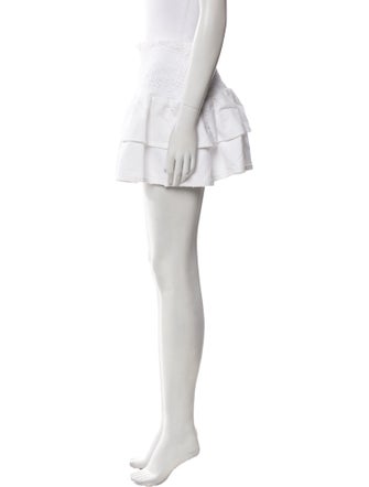 SER.O.YA Ruffle Embellishment Mini Skirt