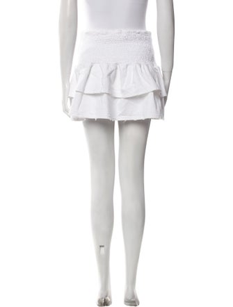 SER.O.YA Ruffle Embellishment Mini Skirt