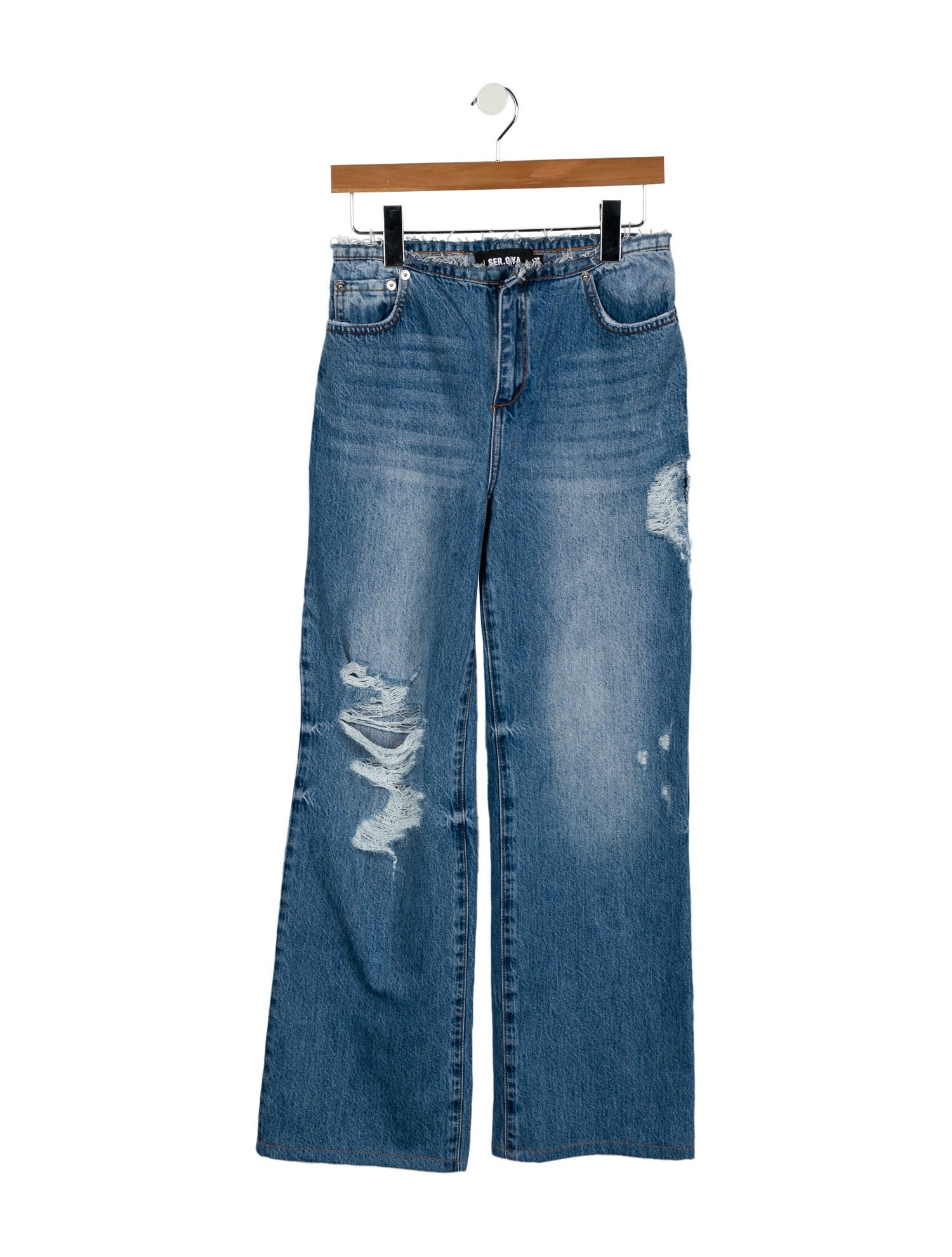 SER.O.YA Mid-Rise Wide Leg Jeans