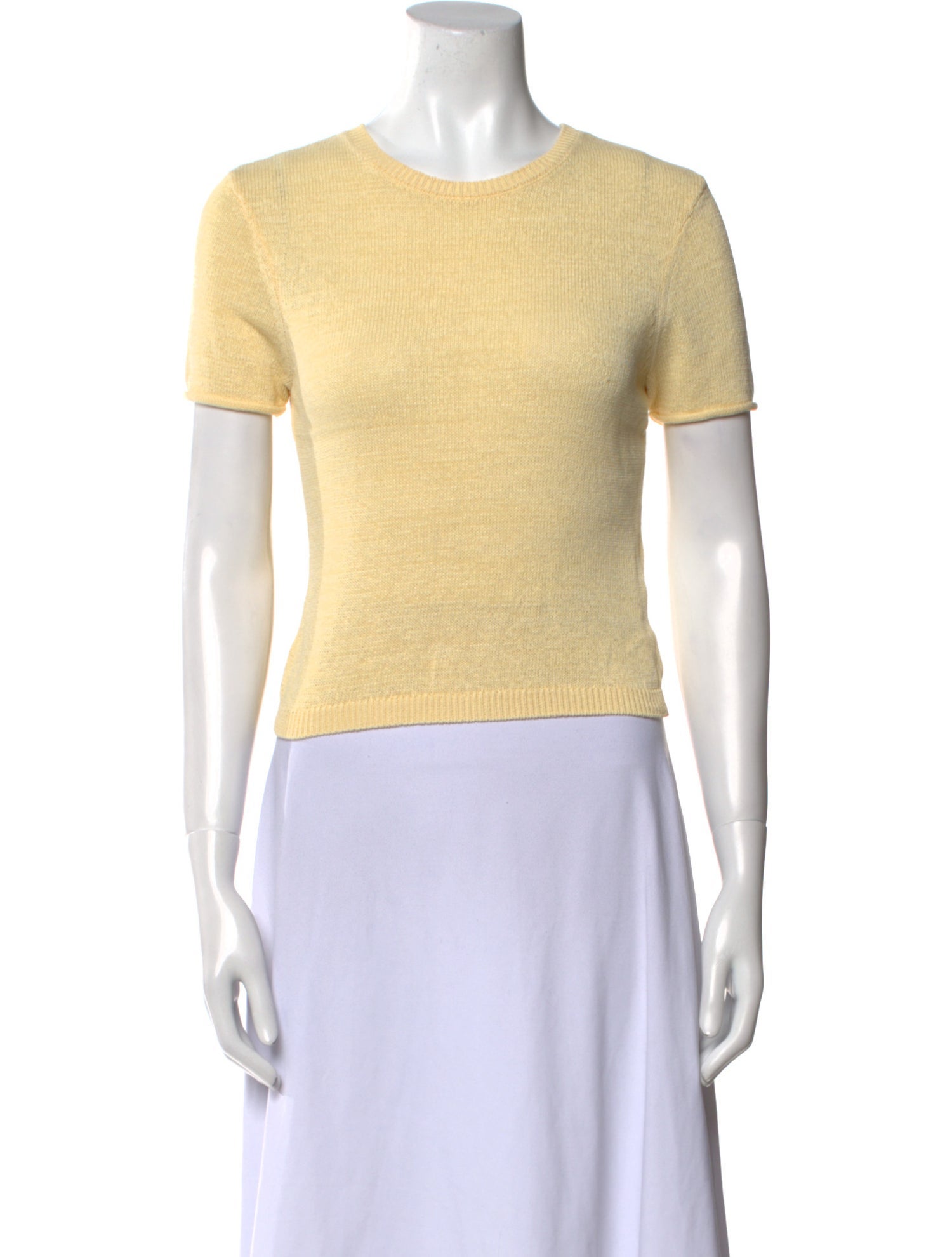 SER.O.YA Crew Neck Short Sleeve Crop Top