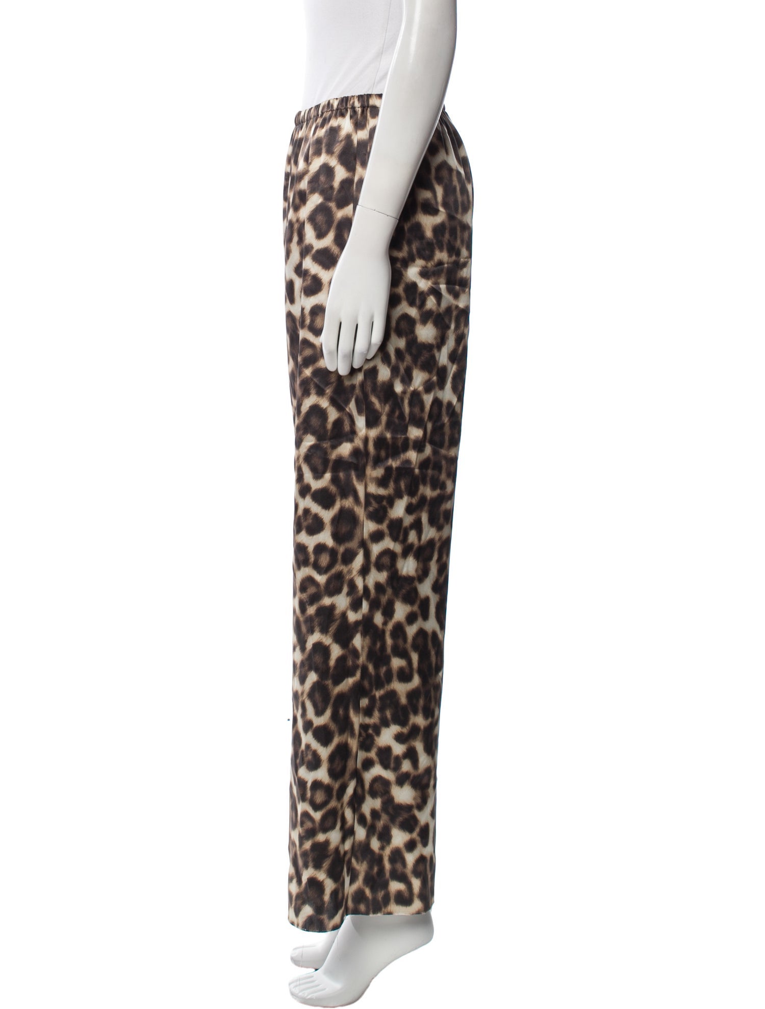 SER.O.YA Animal Print Wide Leg Pants