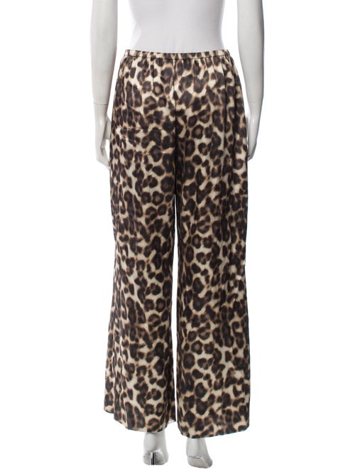 SER.O.YA Animal Print Wide Leg Pants