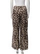 SER.O.YA Animal Print Wide Leg Pants