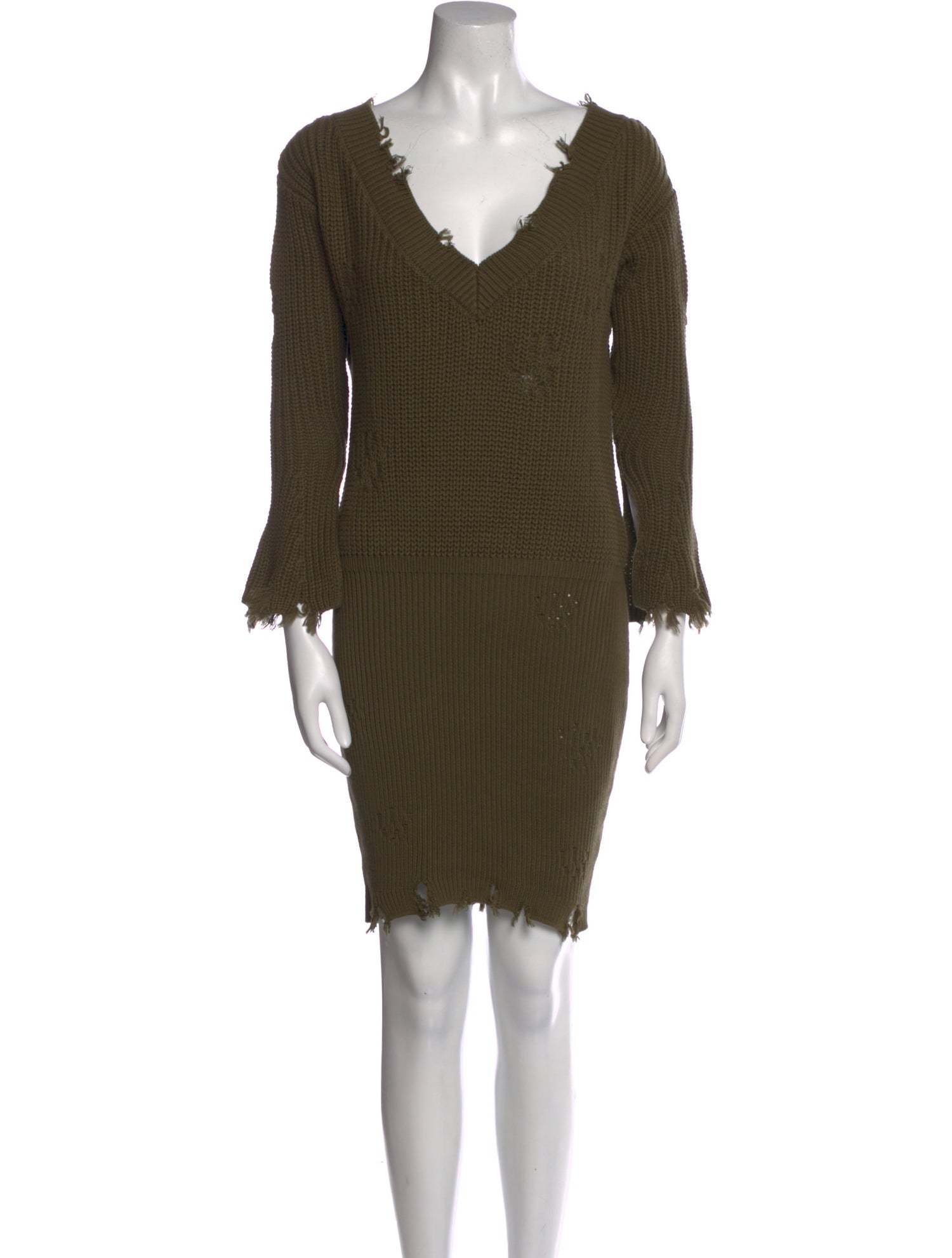 SER.O.YA V-Neck Mini Dress