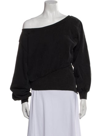 SER.O.YA Asymmetrical Long Sleeve Sweatshirt