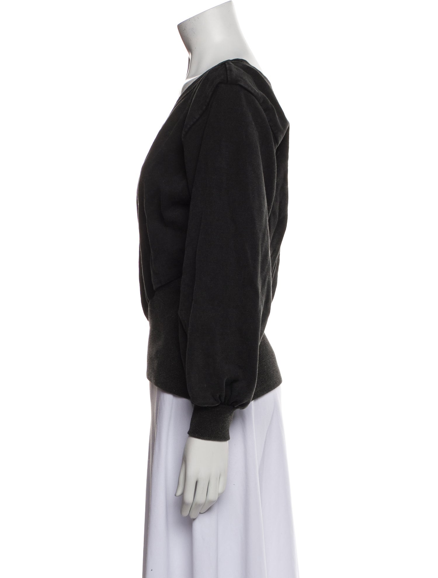 SER.O.YA Asymmetrical Long Sleeve Sweatshirt