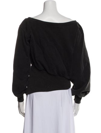 SER.O.YA Asymmetrical Long Sleeve Sweatshirt