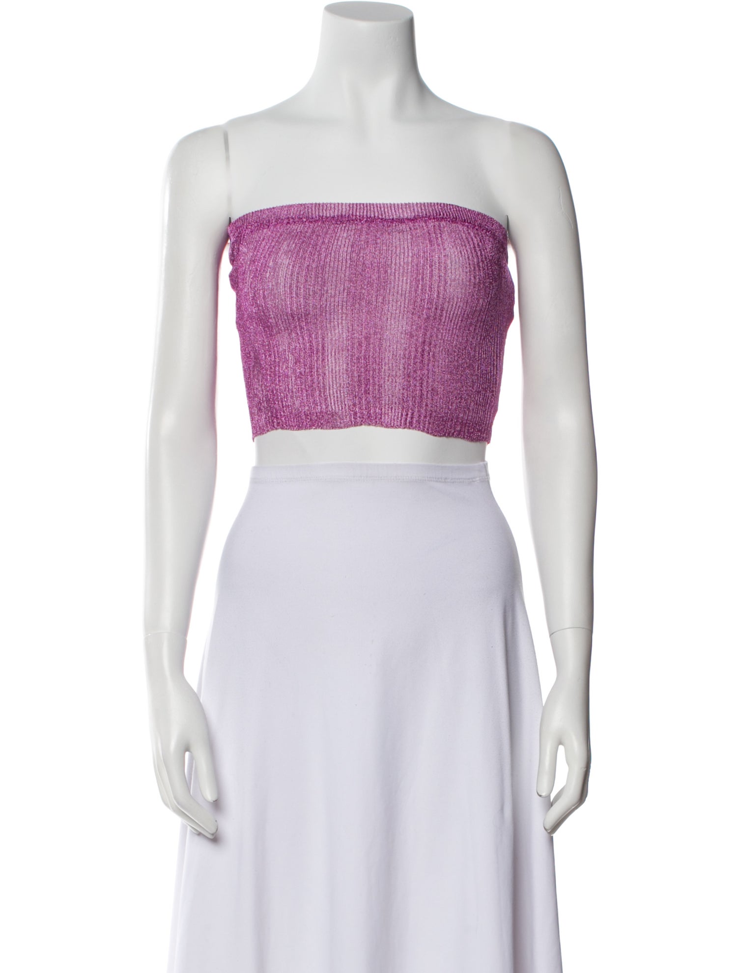 SER.O.YA Strapless Crop Top