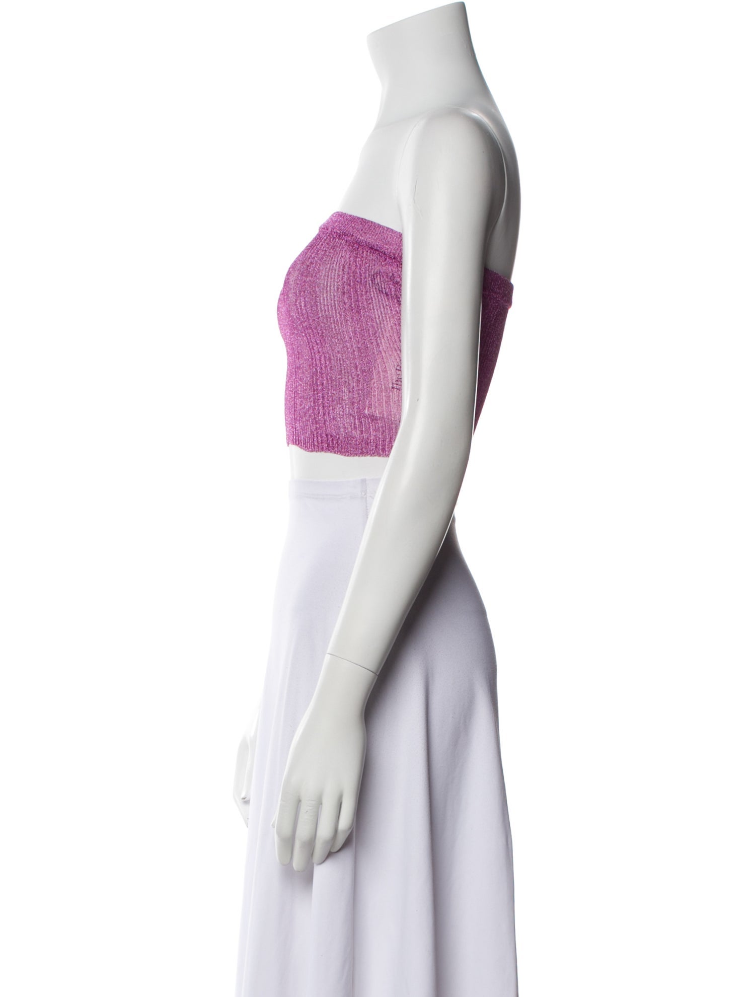 SER.O.YA Strapless Crop Top