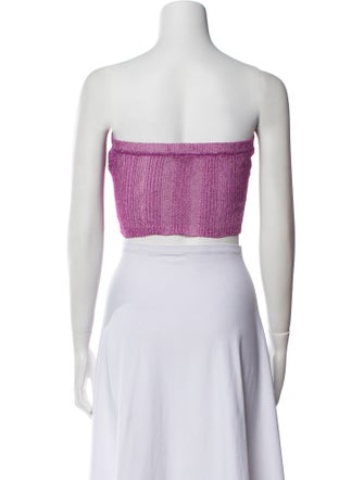 SER.O.YA Strapless Crop Top