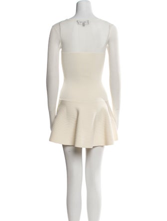 SER.O.YA Bateau Neckline Mini Dress