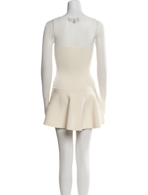 SER.O.YA Bateau Neckline Mini Dress