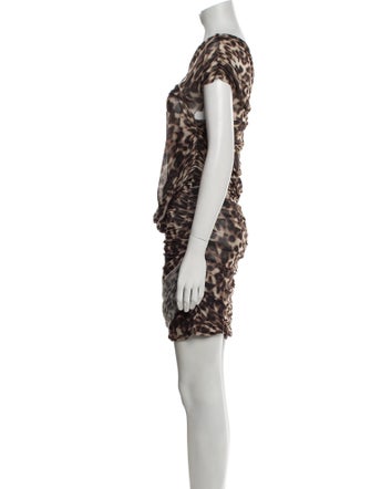 SER.O.YA Animal Print Mini Dress