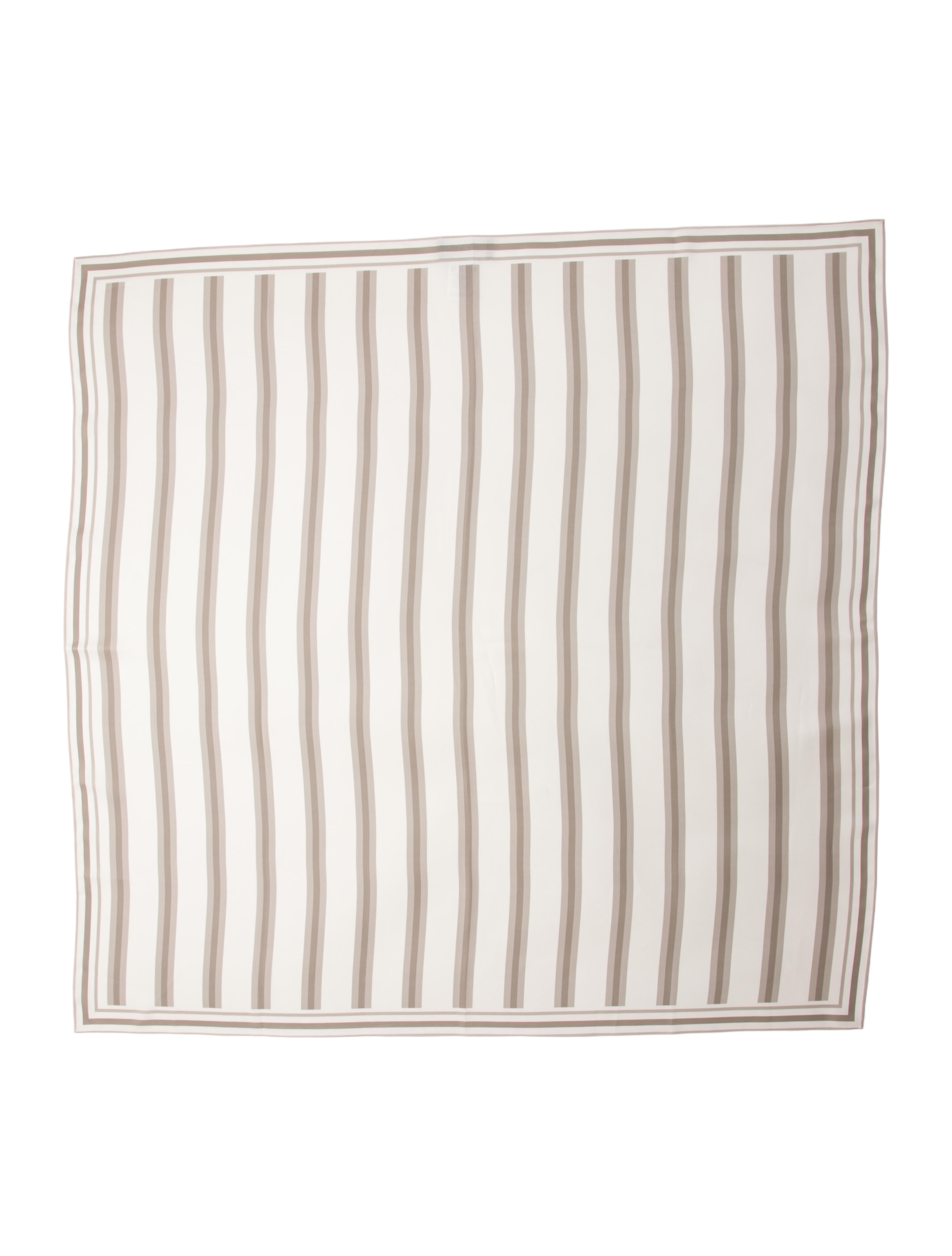 SER.O.YA Silk Striped Scarf w/ Tags