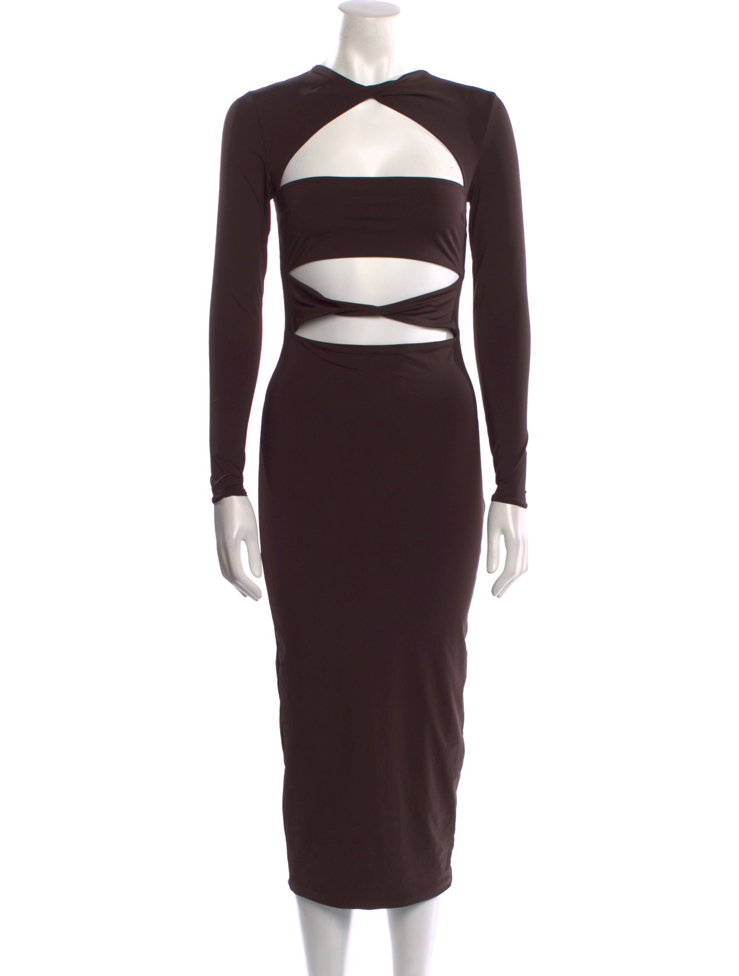 SER.O.YA Crew Neck Midi Length Dress