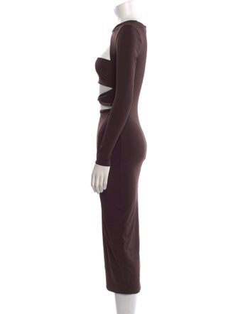 SER.O.YA Crew Neck Midi Length Dress