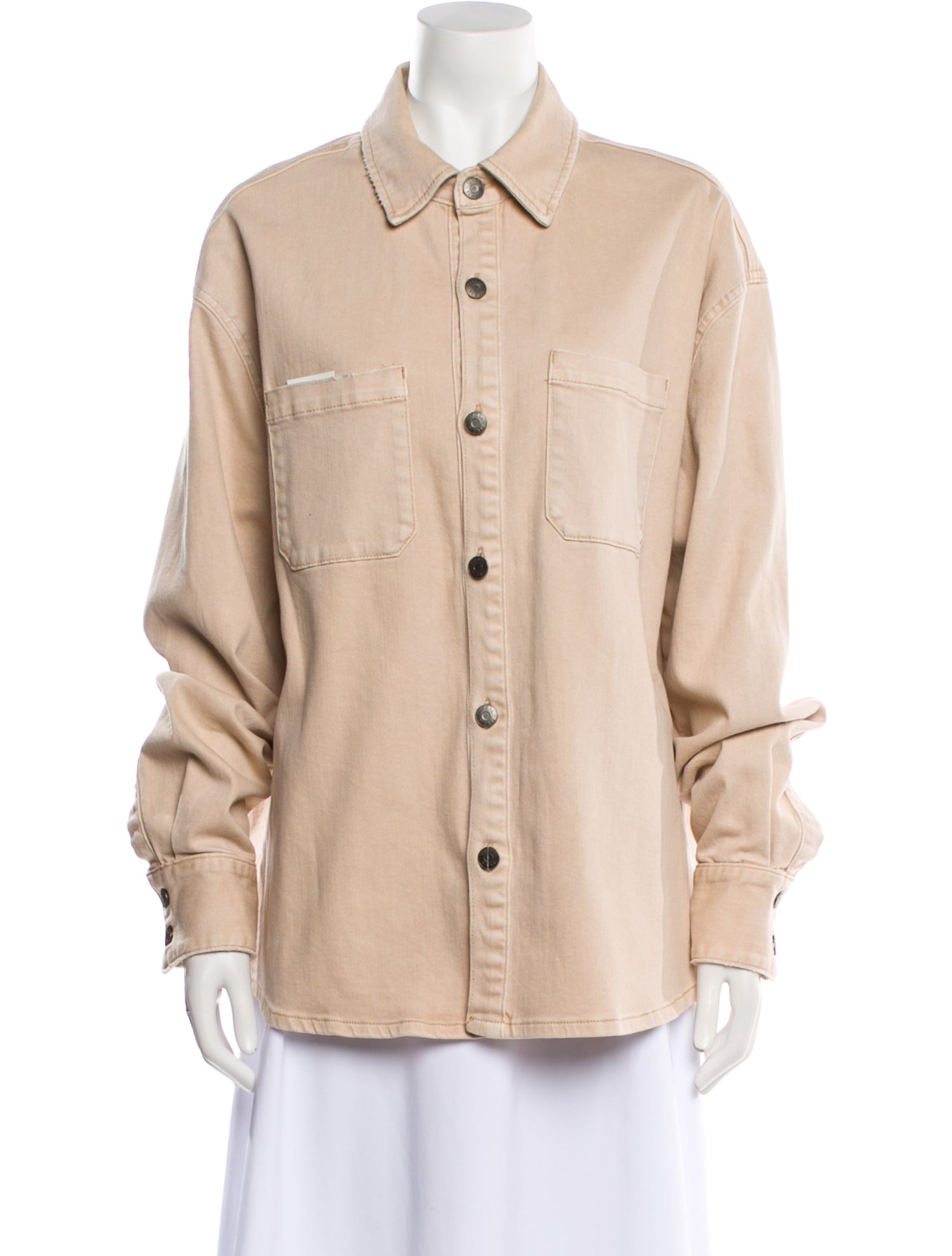 SER.O.YA Long Sleeve Button-Up Top
