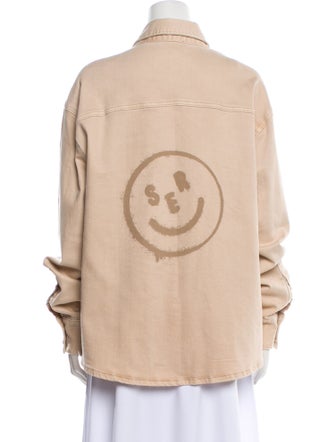 SER.O.YA Long Sleeve Button-Up Top