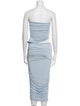 SER.O.YA Strapless Midi Length Dress