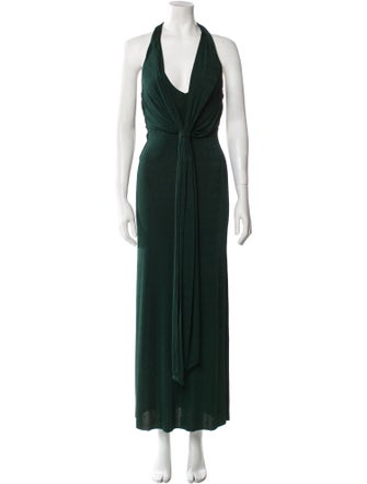 SER.O.YA Halterneck Long Dress
