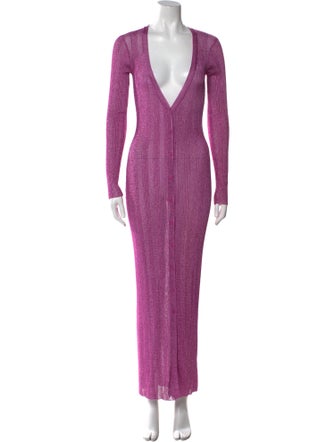 SER.O.YA Striped Long Dress