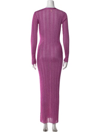 SER.O.YA Striped Long Dress