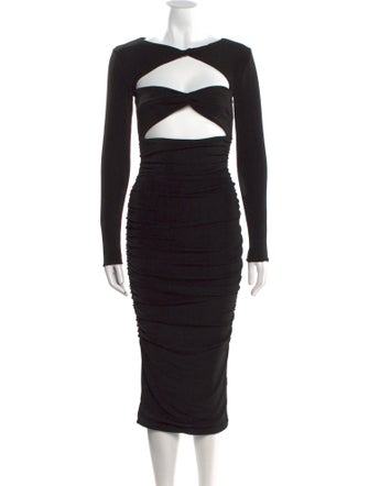 SER.O.YA Bateau Neckline Long Dress