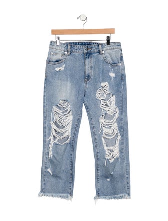 SER.O.YA High-Rise Straight Leg Jeans