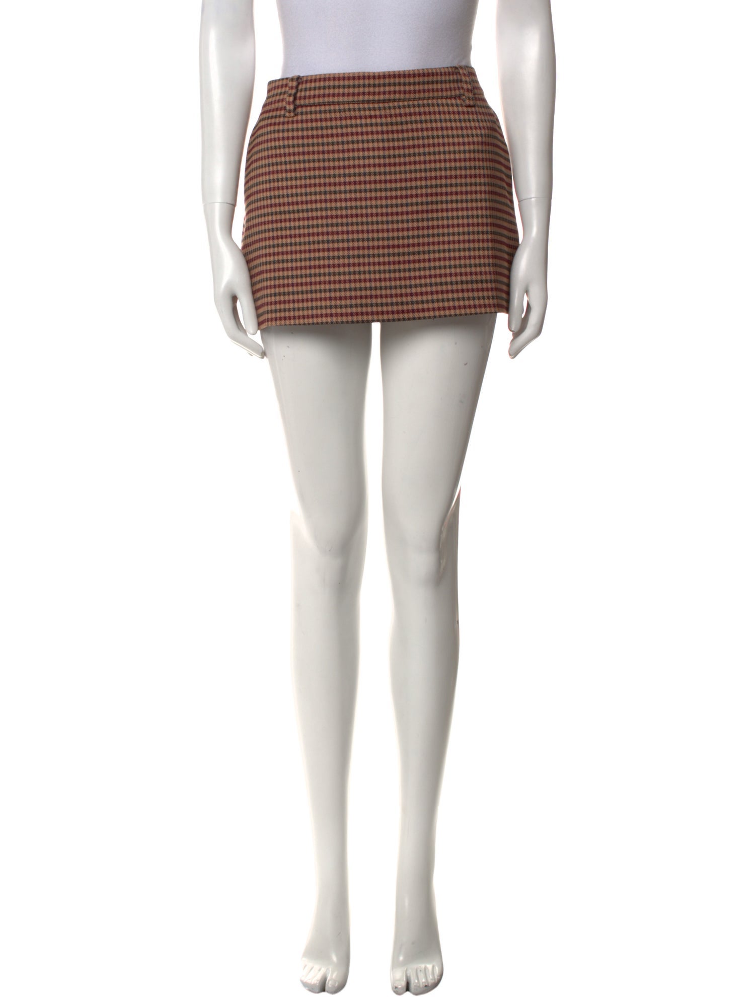 SER.O.YA Plaid Print Mini Skirt w/ Tags