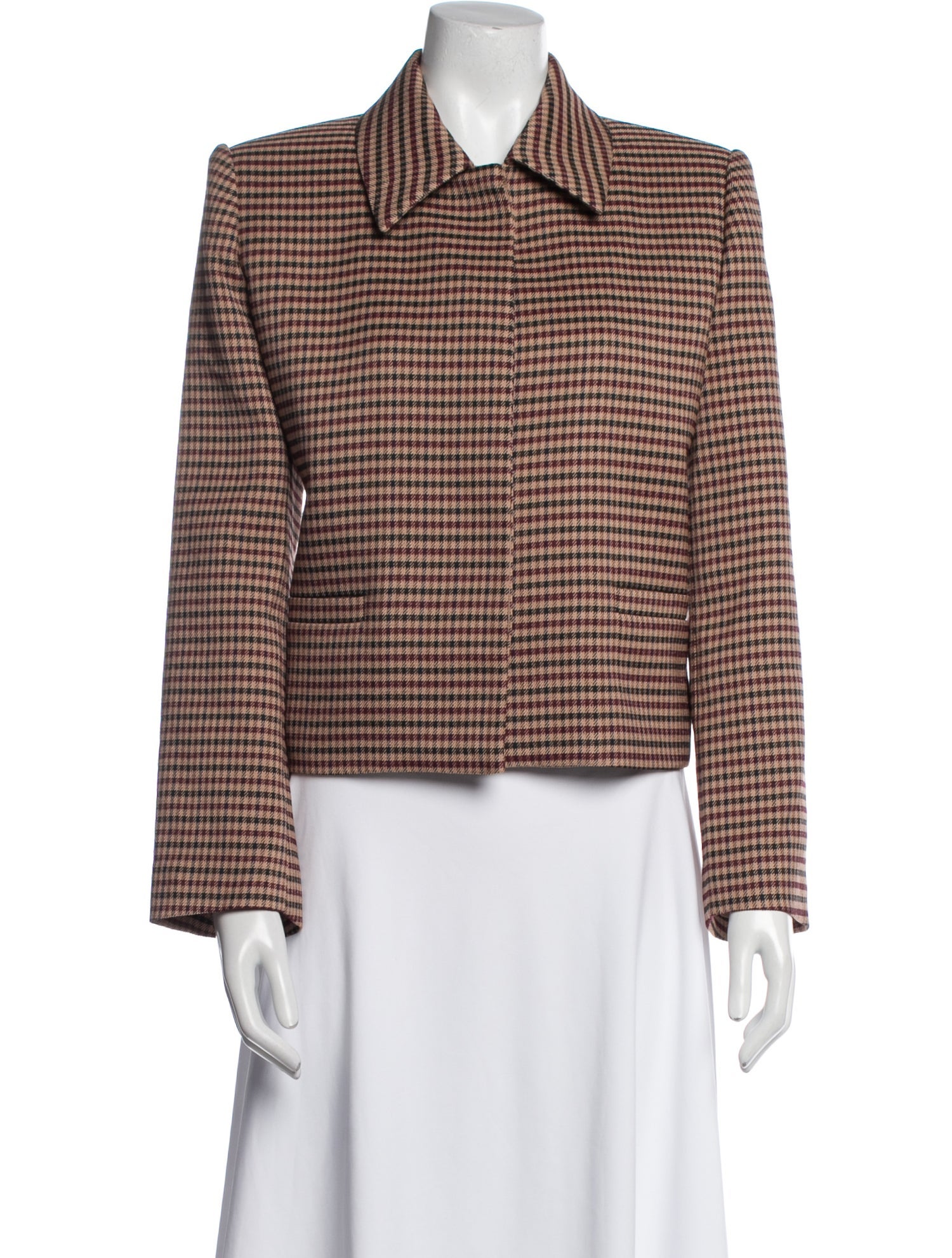 SER.O.YA Plaid Print Blazer