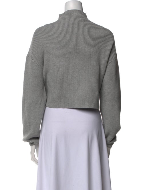 SER.O.YA Mock Neck Long Sleeve Crop Top