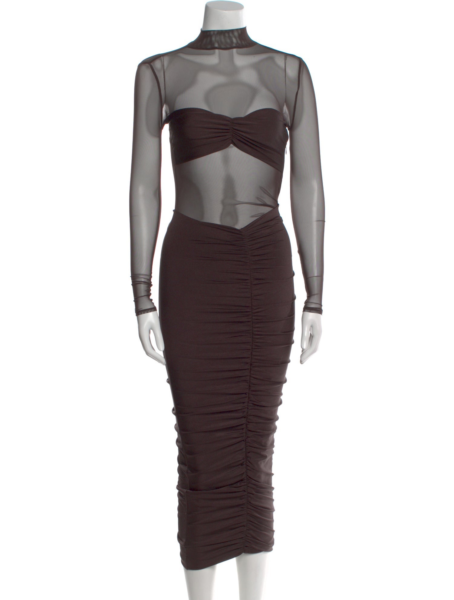 SER.O.YA Mock Neck Long Dress